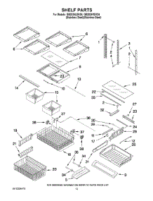 07 - Shelf Parts parts for Maytag Refrigerator GB2026REKS6 from AppliancePartsPros.com
