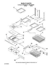 07 - Shelf Parts parts for Maytag Refrigerator MBF2258WEB1 from AppliancePartsPros.com