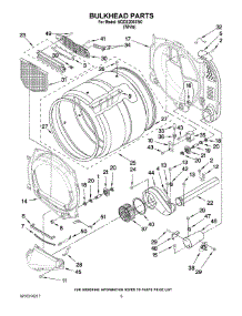 03 - Bulkhead Parts parts for Maytag Dryer MGDE200XW0 from AppliancePartsPros.com