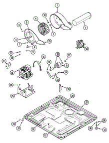 06 - Motor Drive parts for Admiral Dryer MDG8426AEW from AppliancePartsPros.com