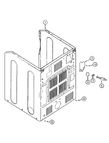 03 - Cabinet-Rear (Mde) parts for Maytag Dryer MDG9557AWA from AppliancePartsPros.com
