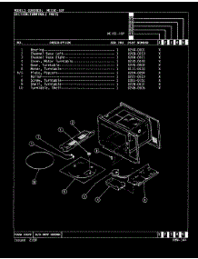 04 - Turntable parts for Magic Chef Microwave ME15E-10P from AppliancePartsPros.com