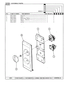02 - Control Parts parts for Maytag Microwave MEA5E-3 from AppliancePartsPros.com