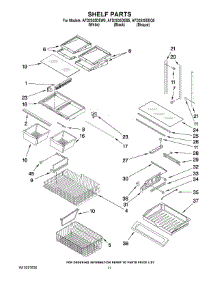 06 - Shelf Parts parts for Maytag Refrigerator AFD2535DEQ5 from AppliancePartsPros.com