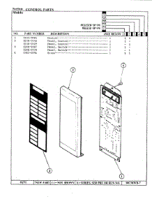 02 - Control Panel parts for Maytag Microwave MEG15E-9P-P4 from AppliancePartsPros.com
