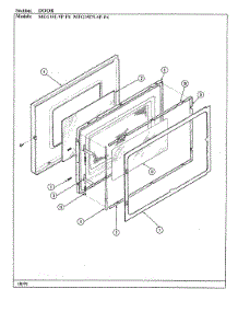 03 - Door parts for Maytag Microwave MEG15EN-9P-P4 from AppliancePartsPros.com