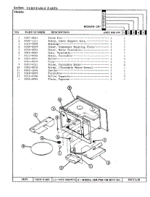 06 - Turntable parts for Maytag Microwave MEG46FN-10P from AppliancePartsPros.com