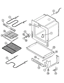 04 - Oven / Base parts for Maytag Range MER4530AAQ from AppliancePartsPros.com