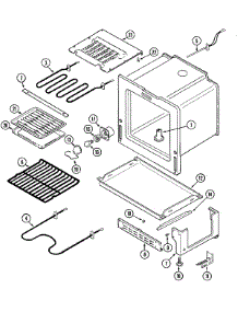 04 - Oven / Base parts for Maytag Range MER5510BAB from AppliancePartsPros.com