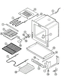 04 - Oven / Base parts for Maytag Range MER5570ACA from AppliancePartsPros.com