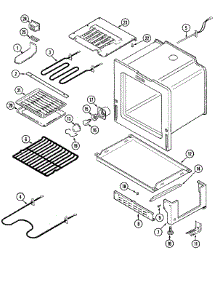 04 - Oven / Base parts for Maytag Range MER5720BAQ from AppliancePartsPros.com