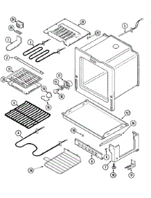 04 - Oven / Base parts for Maytag Range MER5721BAF from AppliancePartsPros.com