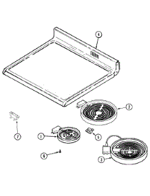 05 - Top Assembly parts for Maytag Range MER5730BAQ from AppliancePartsPros.com