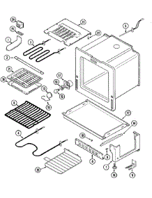 04 - Oven / Base parts for Maytag Range MER5750AAW from AppliancePartsPros.com