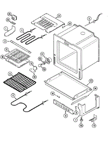 04 - Oven / Base parts for Maytag Range MER5750BAW from AppliancePartsPros.com