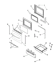 03 - Door / Drawer parts for Maytag Range MER5752AAQ from AppliancePartsPros.com