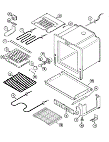 04 - Oven / Base parts for Maytag Range MER5755AAW from AppliancePartsPros.com
