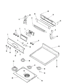 03 - Control Panel / Top Assembly parts for Maytag Range MER5765RAW from AppliancePartsPros.com
