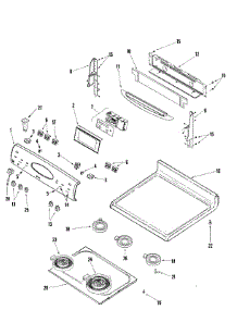 03 - Control Panel / Top Assembly parts for Maytag Range MER5775QCQ from AppliancePartsPros.com