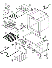 04 - Oven / Base parts for Maytag Range MER5870AAA from AppliancePartsPros.com