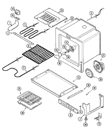 04 - Oven / Base parts for Maytag Range MER5870BCS from AppliancePartsPros.com
