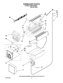 08 - Icemaker Parts parts for Maytag Refrigerator MBF2258WES2 from AppliancePartsPros.com
