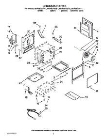 03 - Chassis Parts parts for Maytag Range MGR8670WB1 from AppliancePartsPros.com