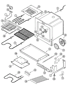 04 - Oven / Base parts for Maytag Range MER5880BAS from AppliancePartsPros.com