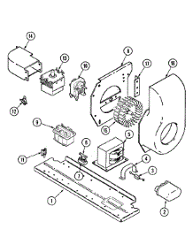 04 - Microwave Components parts for Maytag Range MER6750ACC from AppliancePartsPros.com