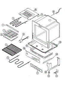 05 - Oven / Base parts for Maytag Range MER6750ACW from AppliancePartsPros.com