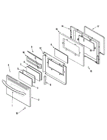 03 - Door (Lower-Stl) parts for Maytag Range MER6751AAS from AppliancePartsPros.com