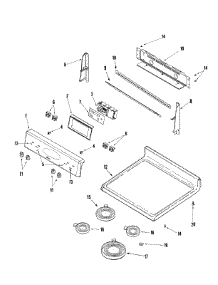 02 - Control Panel / Top Assembly parts for Maytag Range MER6755AAQ from AppliancePartsPros.com