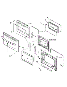03 - Door (Lower-Stl) parts for Maytag Range MER6755AAS from AppliancePartsPros.com
