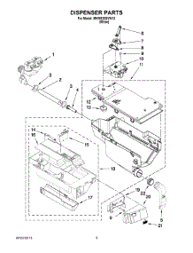 04 - Dispenser Parts parts for Maytag Washer MHWE300VW13 from AppliancePartsPros.com