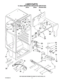 03 - Liner Parts parts for Maytag Refrigerator M8RXCGFXW00 from AppliancePartsPros.com