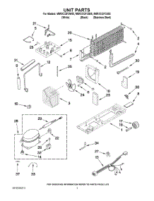 04 - Unit Parts parts for Maytag Refrigerator M8RXCGFXW00 from AppliancePartsPros.com