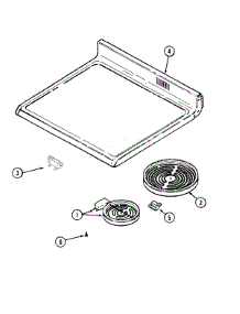 06 - Top Assembly parts for Maytag Range MER6769BAQ from AppliancePartsPros.com