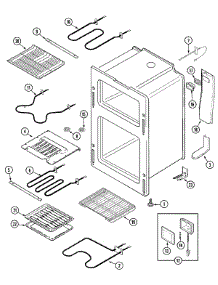 05 - Oven parts for Maytag Range MER6770ACW from AppliancePartsPros.com
