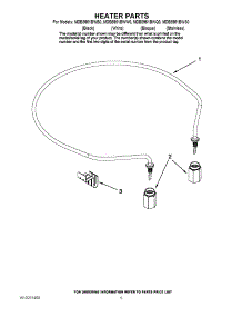 05 - Heater Parts parts for Maytag Dishwasher MDB8951BWS0 from AppliancePartsPros.com
