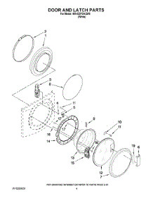 02 - Door And Latch Parts parts for Maytag Washer MAH22PDAGW0 from AppliancePartsPros.com