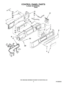 03 - Control Panel Parts parts for Maytag Washer MAH22PDAGW0 from AppliancePartsPros.com