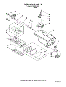 05 - Dispenser Parts parts for Maytag Washer MAH22PDAGW0 from AppliancePartsPros.com