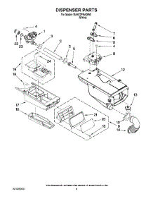 04 - Dispenser Parts parts for Maytag Washer MAH22PNAGW0 from AppliancePartsPros.com