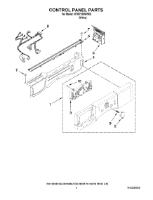 03 - Control Panel Parts parts for Maytag Washer NFW7300WW00 from AppliancePartsPros.com