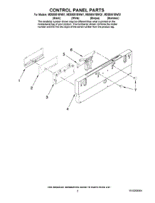 02 - Control Panel Parts parts for Maytag Dishwasher MDB8951BWW1 from AppliancePartsPros.com