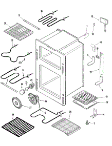 05 - Oven parts for Maytag Range MER6875AAW from AppliancePartsPros.com