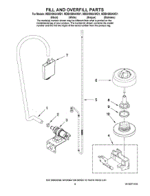 06 - Fill And Overfill Parts parts for Maytag Dishwasher MDBH980AWB1 from AppliancePartsPros.com