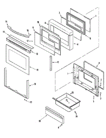 03 - Door / Drawer parts for Maytag Range MERD750BAF from AppliancePartsPros.com