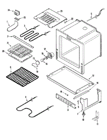 04 - Oven / Base parts for Maytag Range MERD750BAF from AppliancePartsPros.com