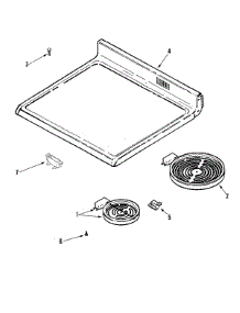 06 - Top Assembly parts for Maytag Range MERD750BAS from AppliancePartsPros.com